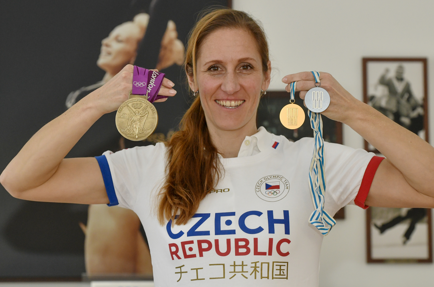 Skifařka Miroslava Topinková.