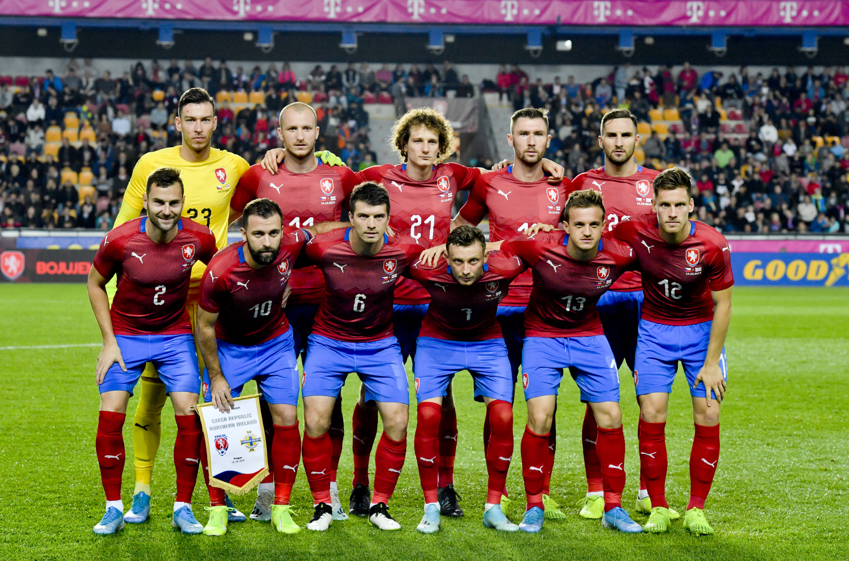 Česká fotbalová reprezentace.