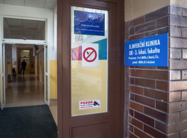 II. Infekční klinika Nemocnice Na Bulovce.