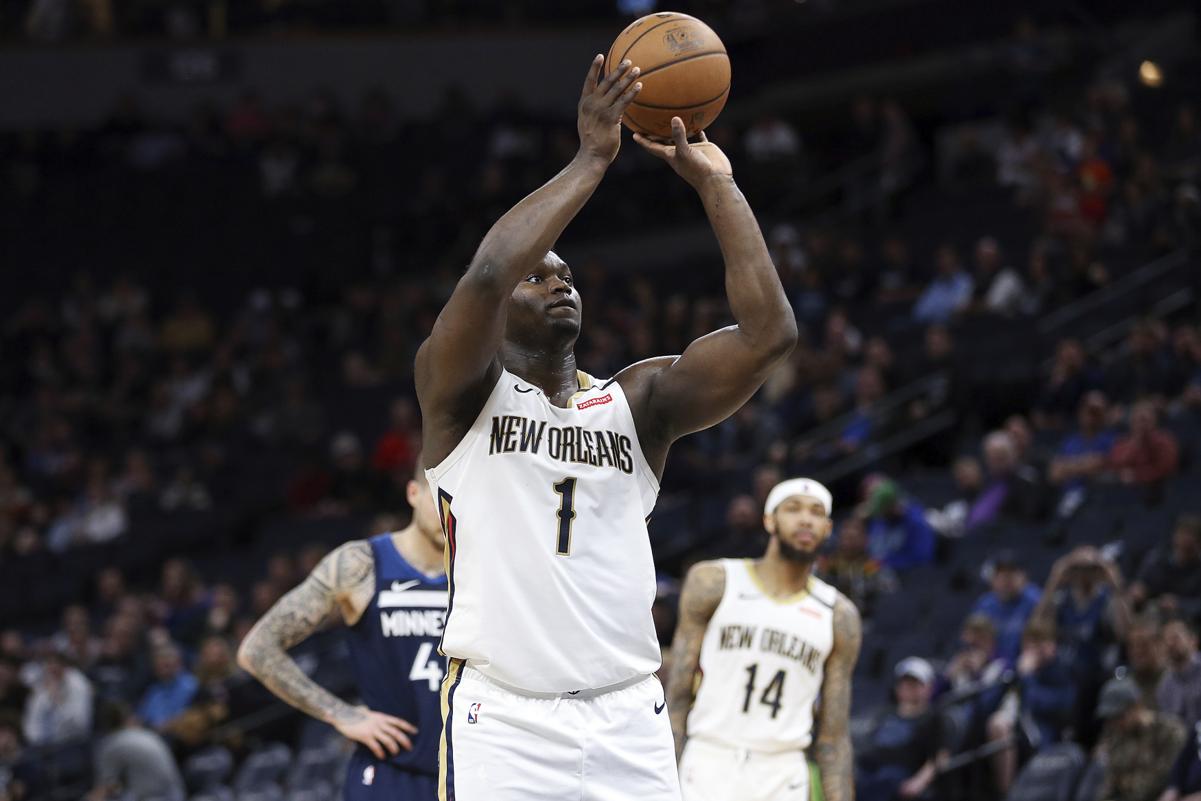 Basketbalista Zion Williamson.
