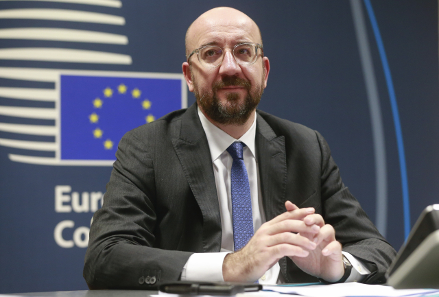 Předseda Evropské rady Charles Michel.