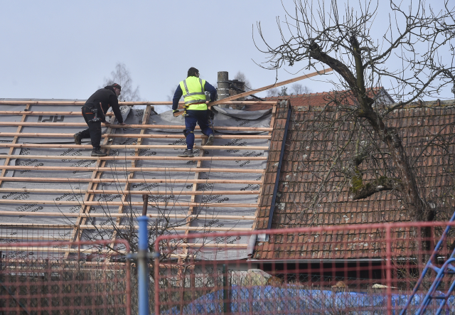 Velké škody Sabine napáchala například v obci Rohozná.