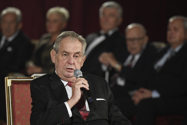 Prezident Miloš Zeman.