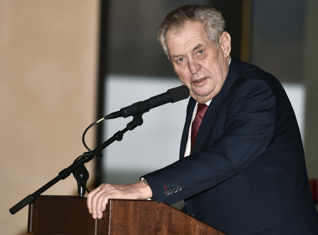 Prezident Miloš Zeman.