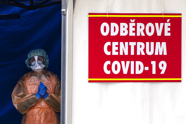 Odběrové centrum.