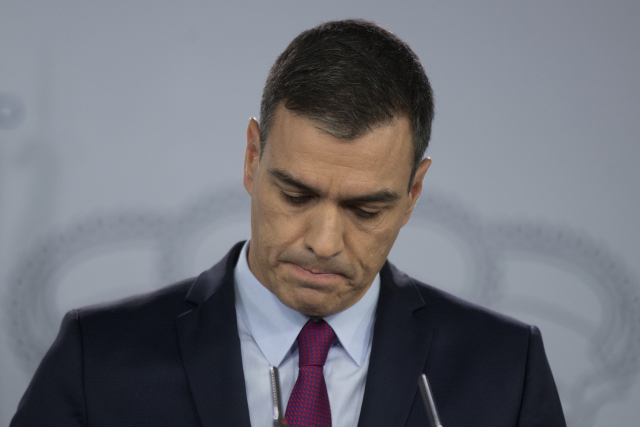 Španělský premiér Pedro Sánchez.