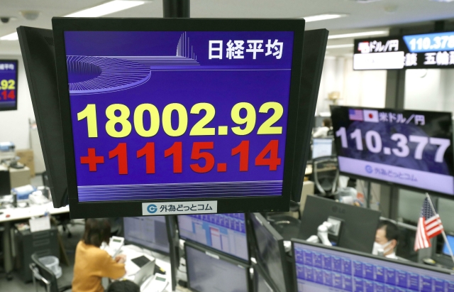 Tokijská burza Nikkei.