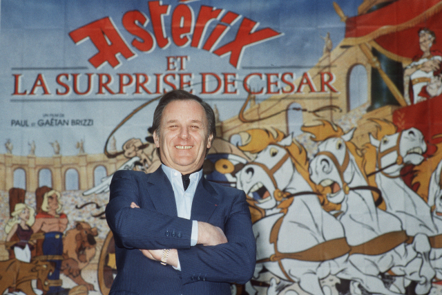 Francouzský kreslíř a ilustrátor Albert Uderzo.