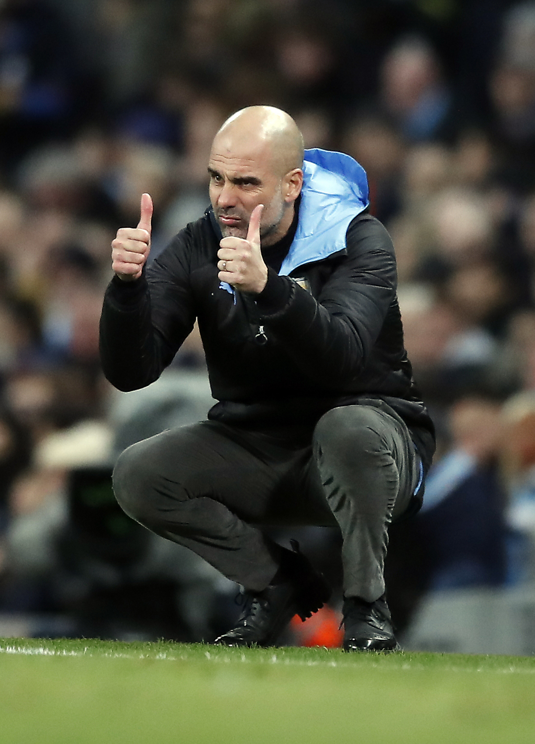 Trenér Pep Guardiola.
