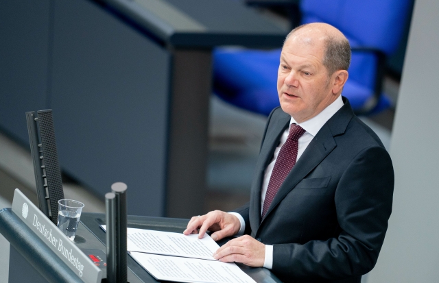 Německý ministr financí Olaf Scholz.
