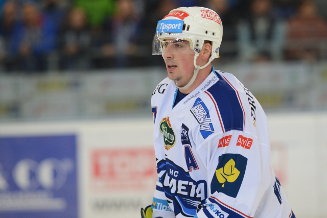 Tomáš Kaberle v dresu Komety Brno.