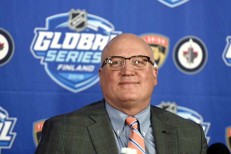 Druhý nejvýše postavený muž ve vedení NHL Bill Daly.