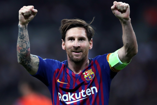 Kapitán Barcelony Lionel Messi.