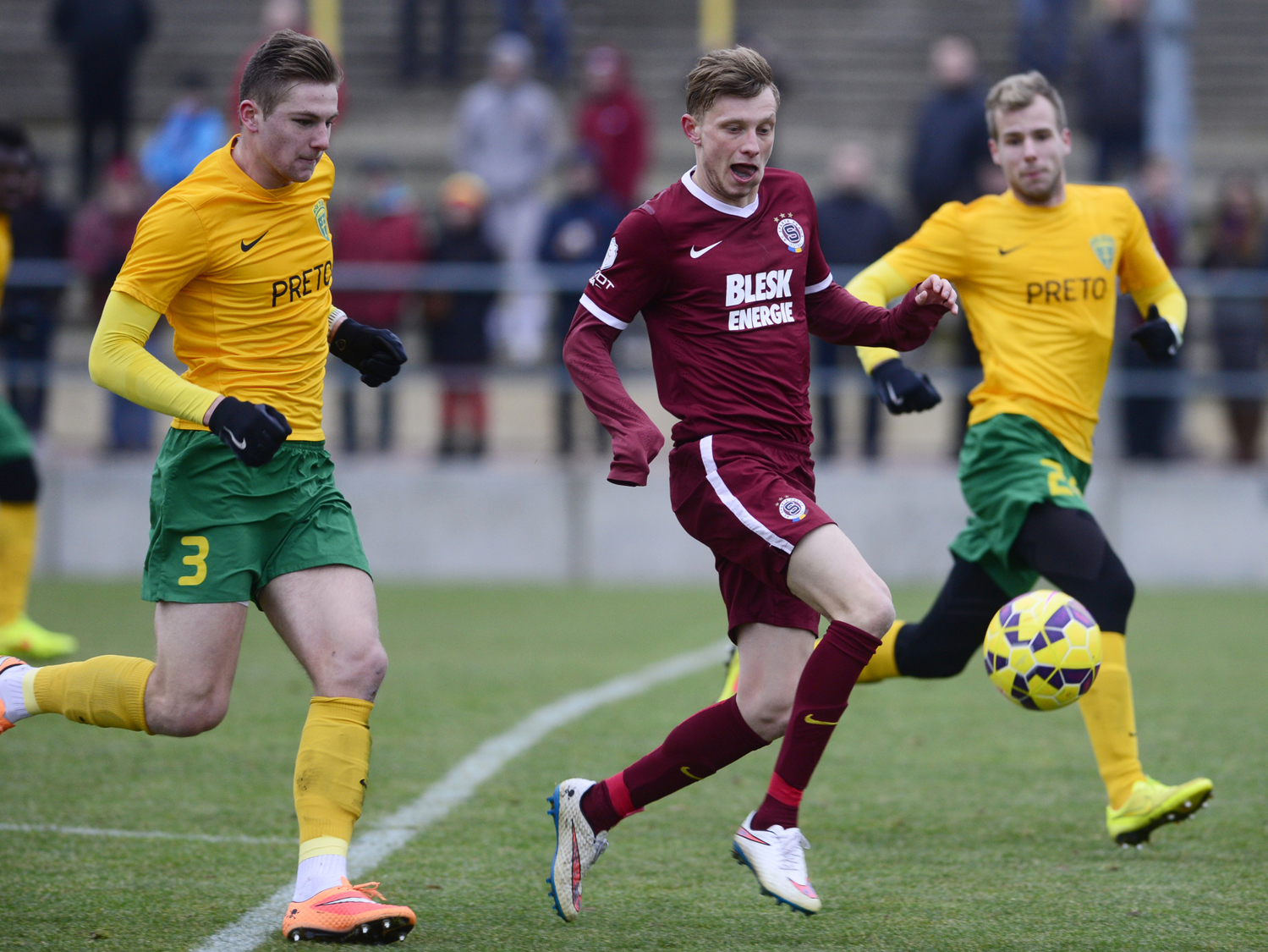 Přátelské utkání Žilina-Sparta.