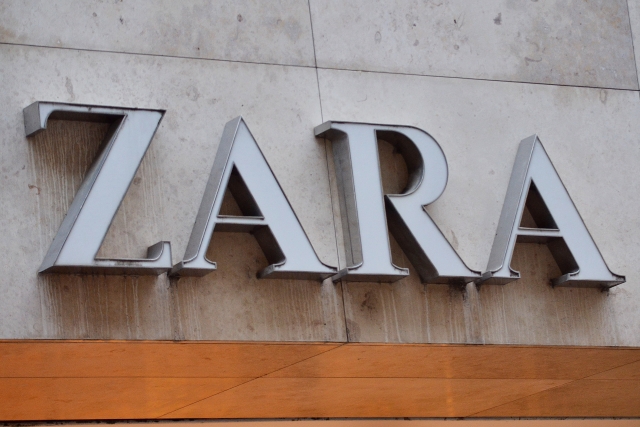 Logo oděvního řetězce Zara.