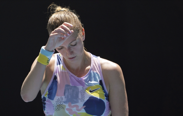 Petra Kvitová na letošním Australian Open.
