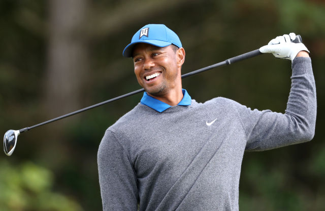 Golfista Tiger Woods. 