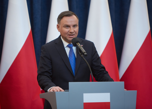 Polský prezident Andrzej Duda.