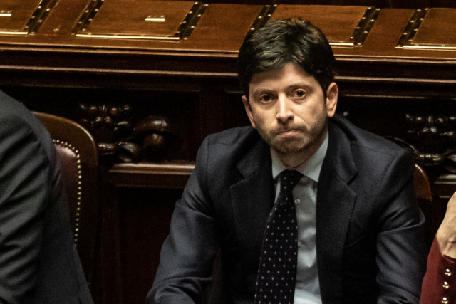 Ministr zdravotnictví Roberto Speranza.