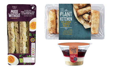 Britský řetěz M&S znovuotevírá prodejny s potravinami.