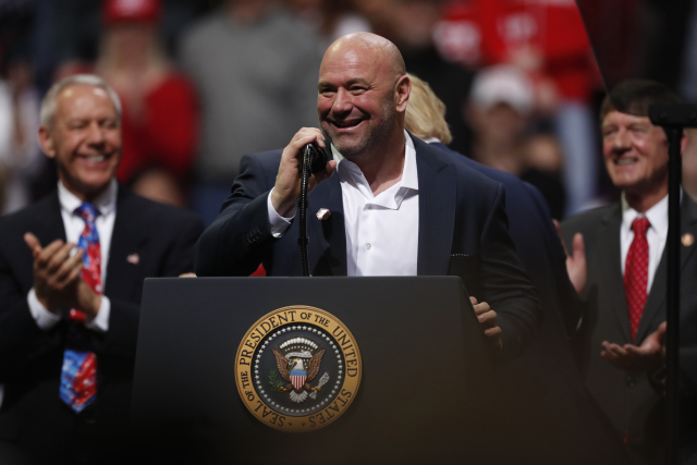 Prezident organizace UFC Dana White.