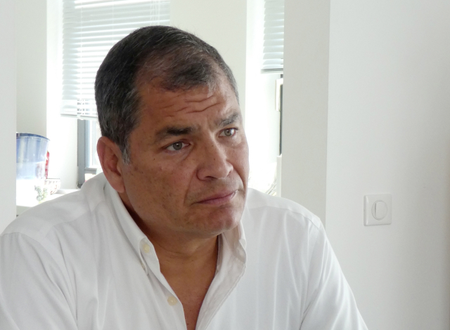 Bývalý ekvádorský prezident Rafael Correa.