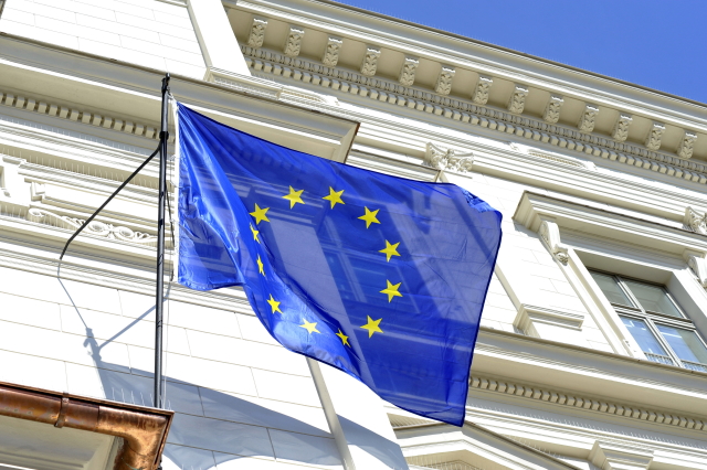 Vlajka EU.