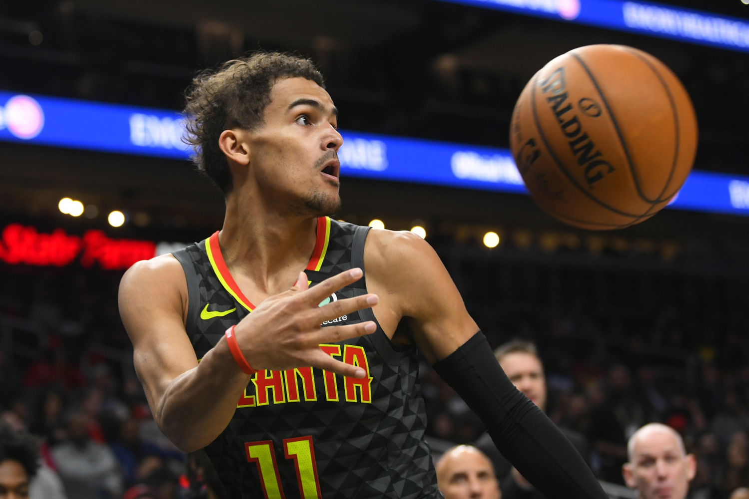 Basketbalista Atlanty Trae Young.