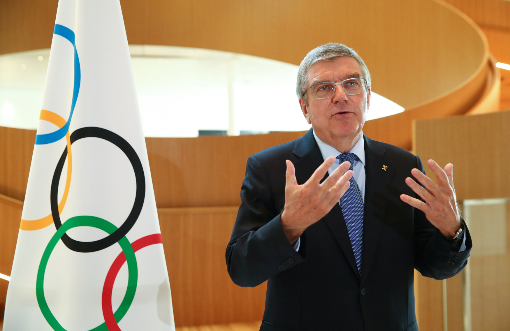 Předseda MOV Thomas Bach.