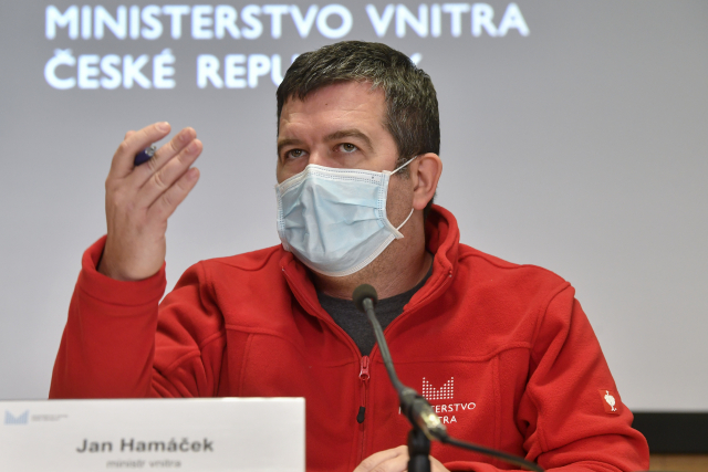 Ministr vnitra Jan Hamáček (ČSSD). 
