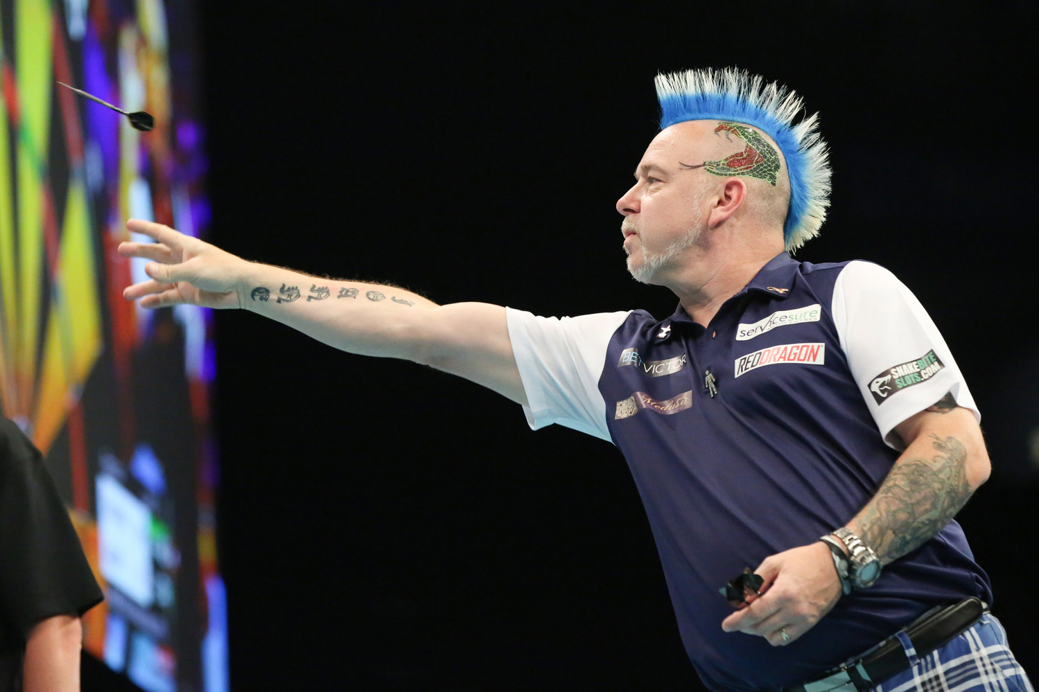 Mistr světa Peter Wright.