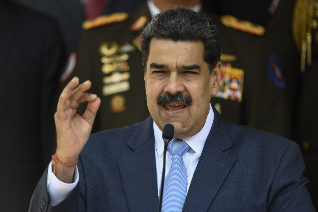 Venezuelský autoritářský prezident Nicolás Maduro.