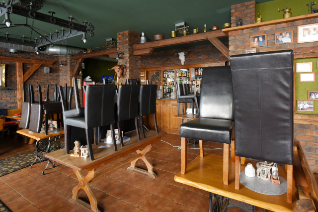 Zavřená restaurace.