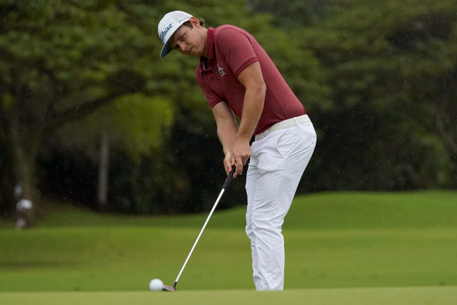 Golfista Cameron Smith během turnaje na Honolulu.