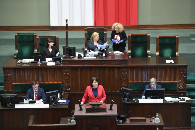 Polský Sejm.