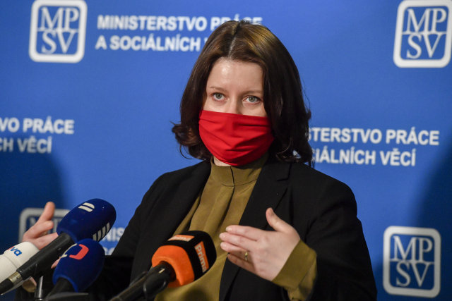 Ministryně práce a sociálních věcí Jana Maláčová.