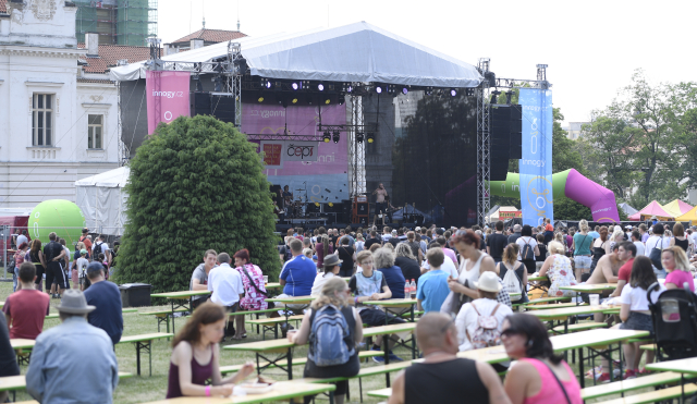 Multižánrový festival Mezi ploty v roce 2018.