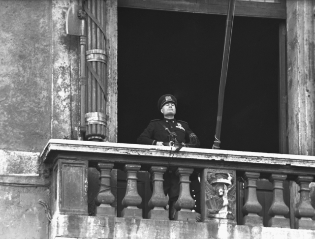 Benito Mussolini.