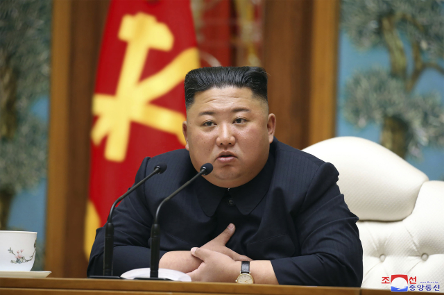 Severokorejský vůdce Kim čong-un.