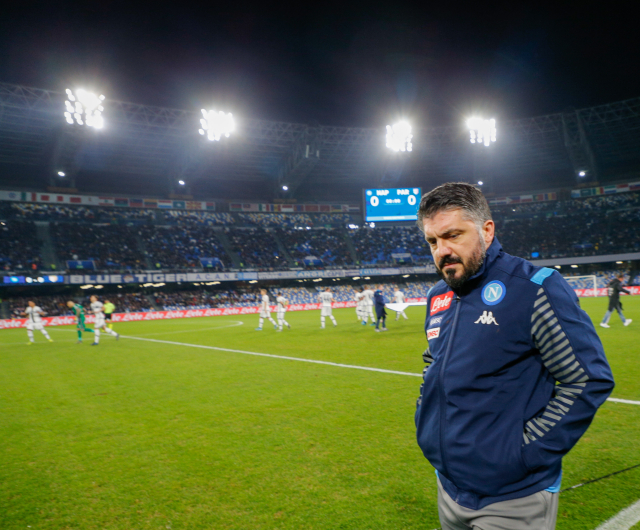 Trenér Neapole Gennaro Gattuso. 