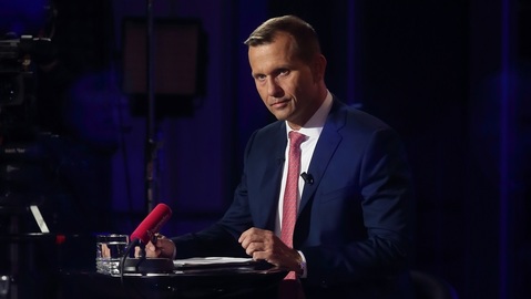 Moderátor pořadu Jaromír Soukup.