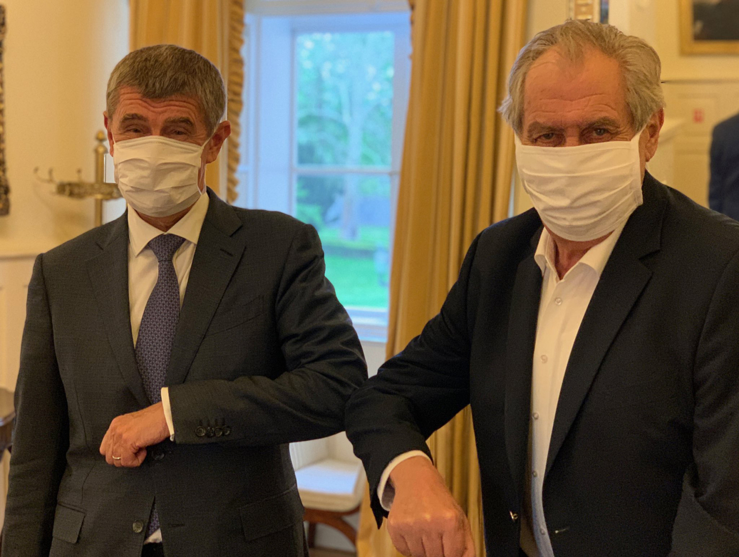 Miloš Zeman (vpravo) a Andrej Babiš.