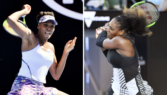 Obě sestry Williamsovy se na turnaji představí. Vlevo Venus a vpravo Serena.
