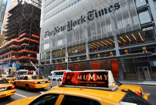 Sídlo The New York Times.