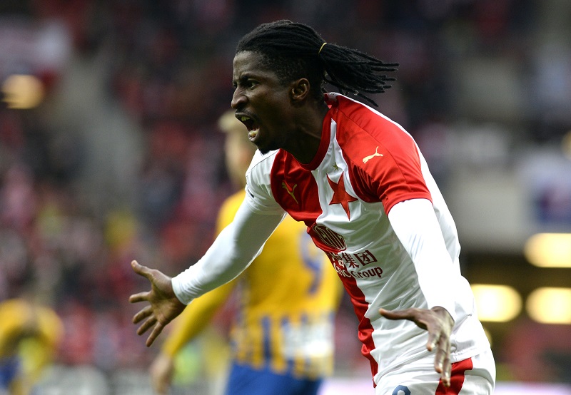 Rána pro Slavii, Peter Olayinka má zraněnou lýtkovou kost.