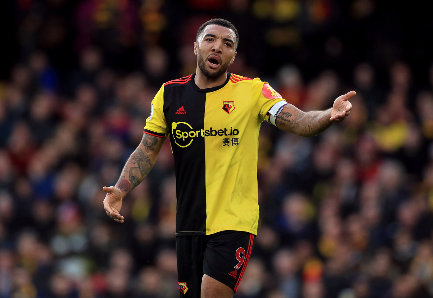 Kapitán Watfordu Troy Deeney.
