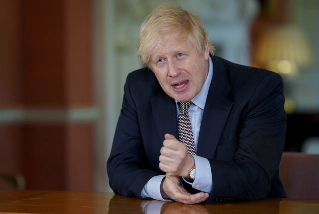 Britský premiér Boris Johnson.