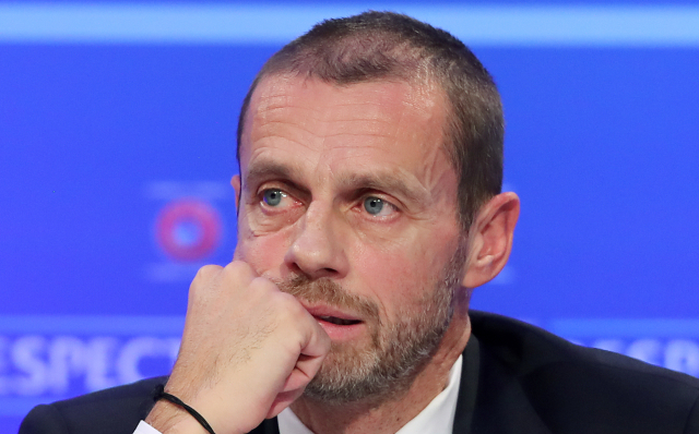 Předseda UEFY Aleksander Čeferin.