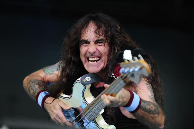 Baskytarista Steve Harris.
