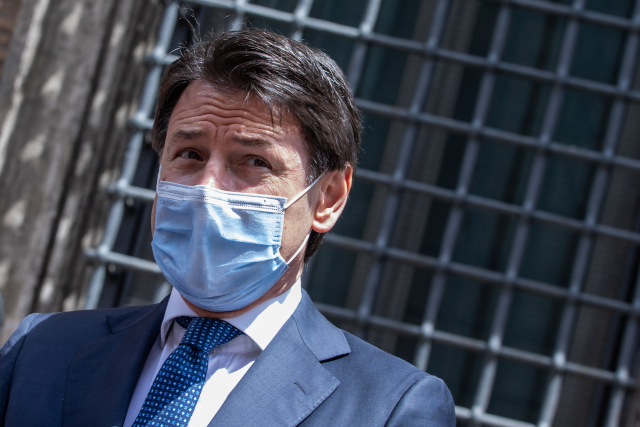 Italský premiér Giuseppe Conte.